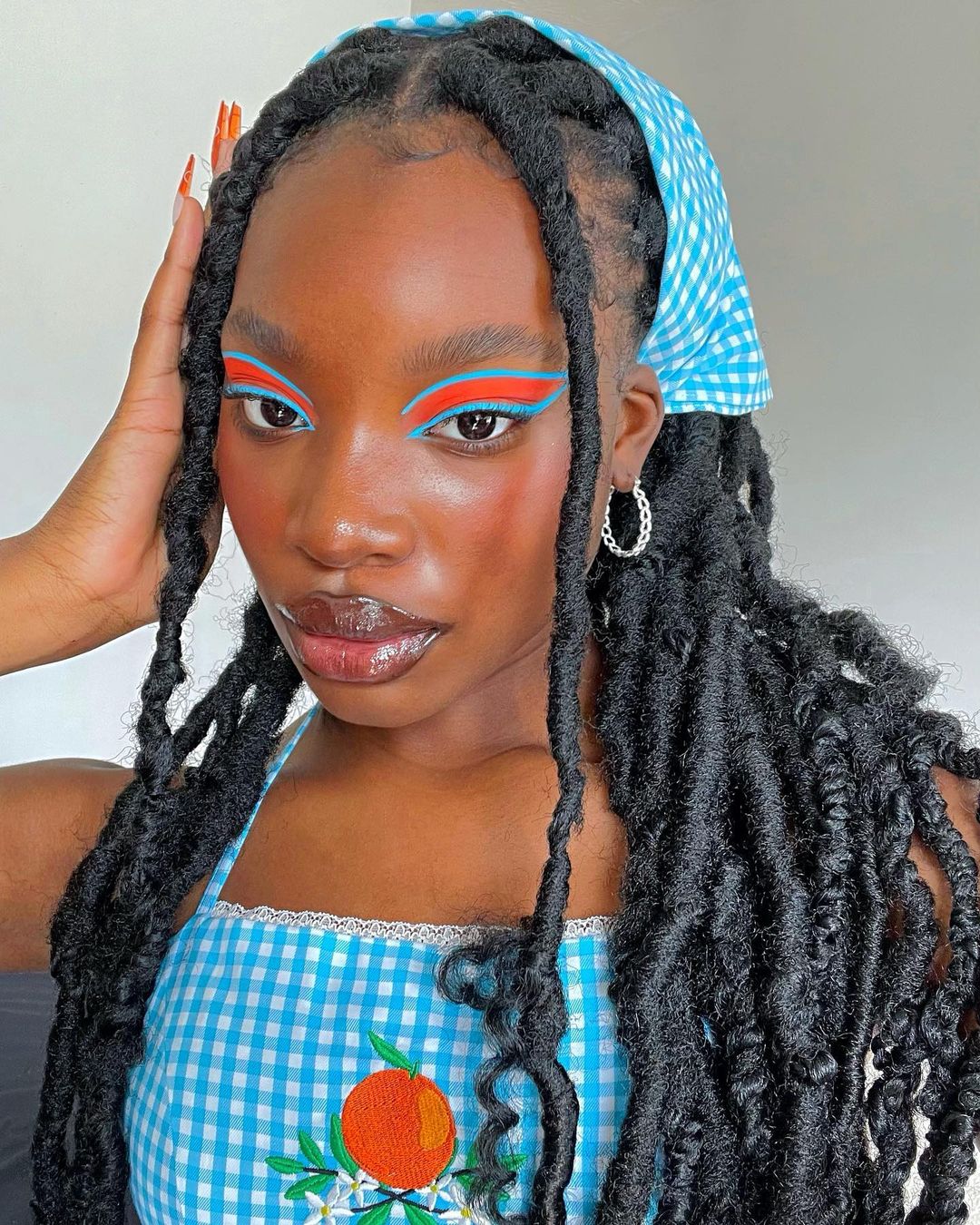 Glam makeup